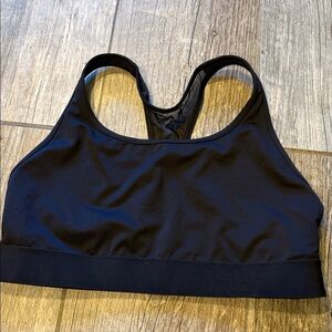 Victoria’s Secret black Racerback sports bra large